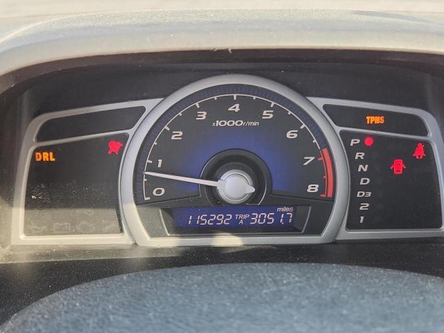 2HGFG12857H578326 - 2007 HONDA CIVIC EX BLUE photo 9