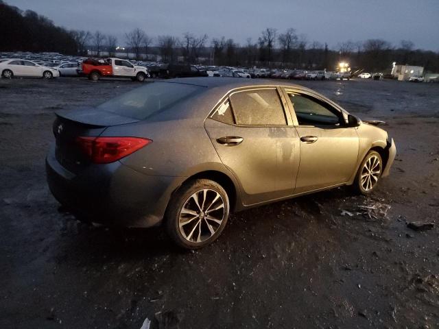 2T1BURHE9HC880537 - 2017 TOYOTA COROLLA L GRAY photo 3