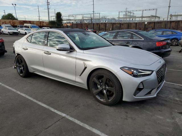 KMTG44LA7KU017907 - 2019 GENESIS G70 PRESTIGE SILVER photo 4