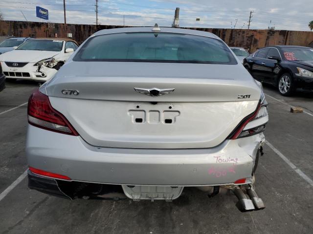 KMTG44LA7KU017907 - 2019 GENESIS G70 PRESTIGE SILVER photo 6