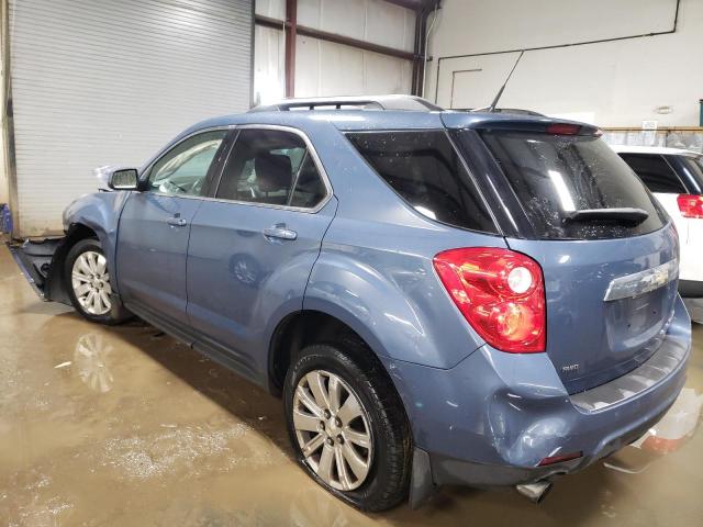 2CNFLEE52B6354191 - 2011 CHEVROLET EQUINOX LT BLUE photo 2