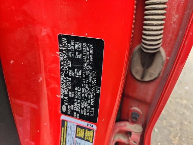 KNDJP3A55J7614367 - 2018 KIA SOUL + 红色 照片 12