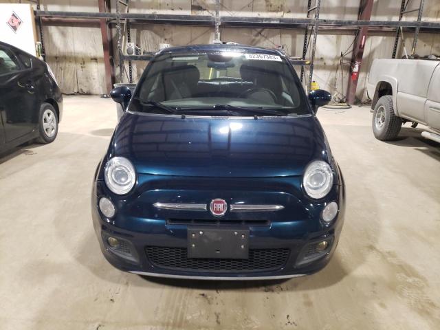 3C3CFFBRXFT694500 - 2015 FIAT 500 SPORT BLUE photo 5