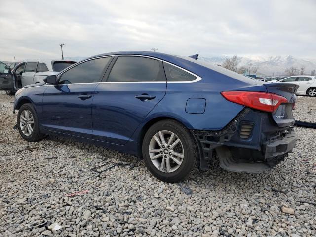 5NPE24AF9FH015635 - 2015 HYUNDAI SONATA SE BLUE photo 2