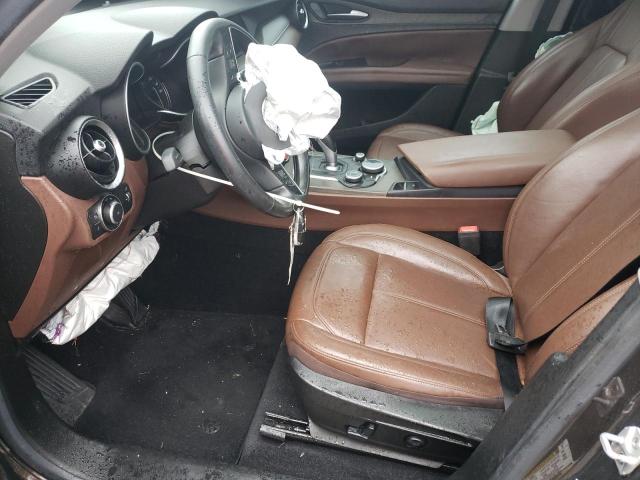 ZASFAKBNXJ7C22671 - 2018 ALFA ROMEO STELVIO TI BROWN photo 7
