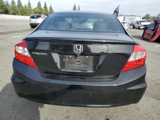 2HGFB2F5XCH609410 - 2012 HONDA CIVIC LX BLACK photo 6