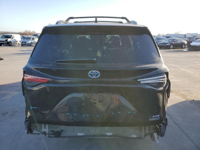 5TDDRKEC1PS175547 - 2023 TOYOTA SIENNA XSE BLACK photo 6