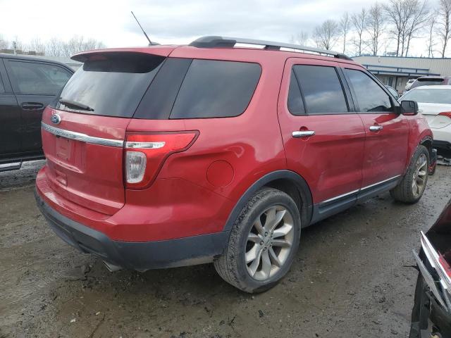 1FMHK7D87CGA49175 - 2012 FORD EXPLORER XLT RED photo 3