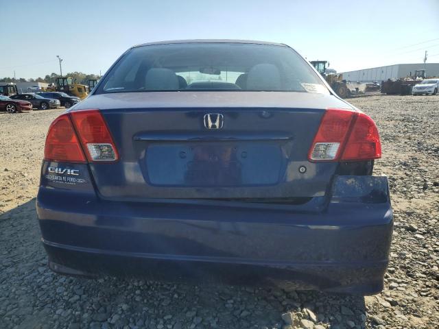 2HGES16324H611030 - 2004 HONDA CIVIC DX VP Կապույտ լուսանկար 6