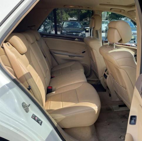 4JGBB8GBXAA606227 - 2010 MERCEDES-BENZ ML 350 4MATIC WHITE photo 6