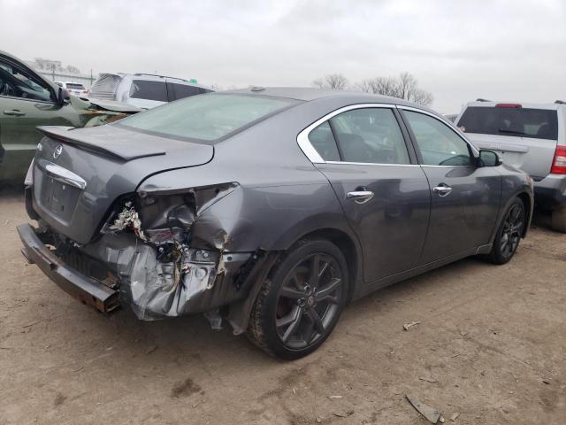 1N4AA5AP2EC442820 - 2014 NISSAN MAXIMA S GRAY photo 3