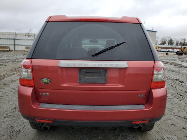 SALFS24N08H024696 - 2008 LAND ROVER LR2 SE TECHNOLOGY RED photo 6