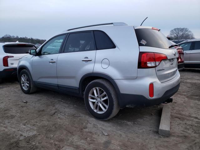 5XYKT4A67EG547360 - 2014 KIA SORENTO LX SILVER photo 2