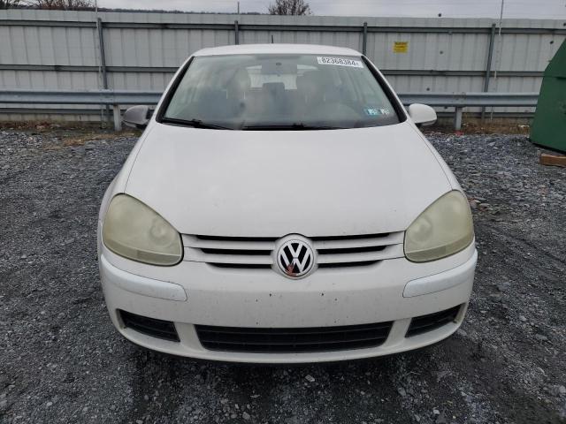 WVWAR71K37W070487 - 2007 VOLKSWAGEN RABBIT WHITE photo 5