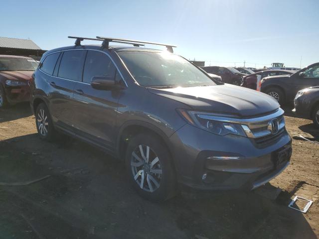 5FNYF6H30KB065115 - 2019 HONDA PILOT EX GRAY photo 4