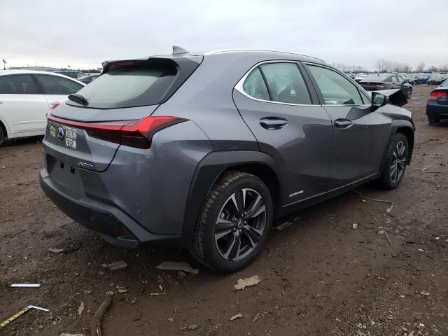 JTHU9JBH2K2010308 - 2019 LEXUS UX 250H GRAY photo 3