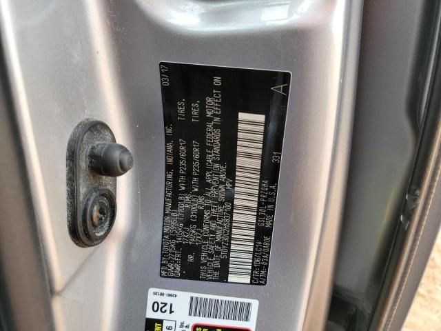 5TDYZ3DC2HS837100 - 2017 TOYOTA SIENNA XLE SILVER photo 14