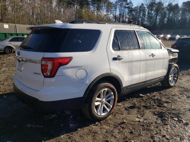 1FM5K7B89GGA42630 - 2016 FORD EXPLORER WHITE photo 3