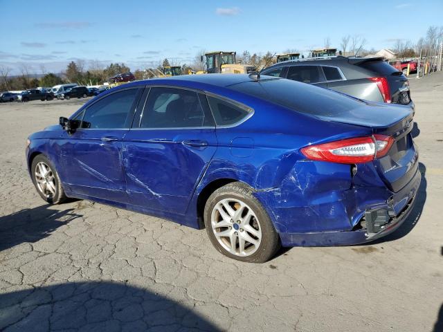 1FA6P0H72E5385522 - 2014 FORD FUSION SE BLUE photo 2