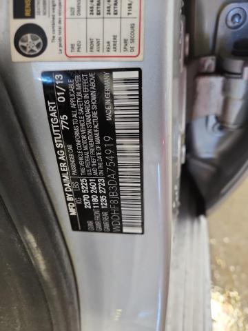 WDDHF8JB3DA754919 - 2013 MERCEDES-BENZ E 350 4MATIC SILVER photo 12