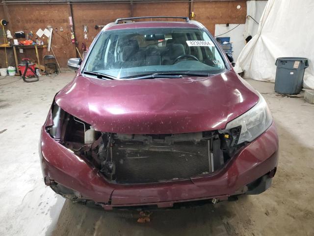 5J6RM4H35CL072780 - 2012 HONDA CR-V LX BURGUNDY photo 5