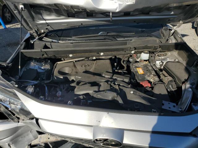 JTMH1RFV9KJ002091 - 2019 TOYOTA RAV4 LE ვერცხლისფერი ფოტო 12