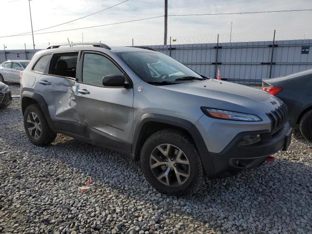 1C4PJMBSXEW159758 - 2014 JEEP CHEROKEE TRAILHAWK ვერცხლისფერი ფოტო 4