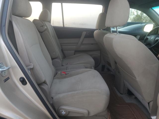 5TDZK3EH4AS011762 - 2010 TOYOTA HIGHLANDER ბეჟი ფოტო 10