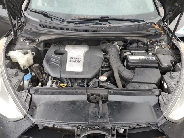 KMHTC6AE1DU166605 - 2013 HYUNDAI VELOSTER TURBO Սև լուսանկար 11