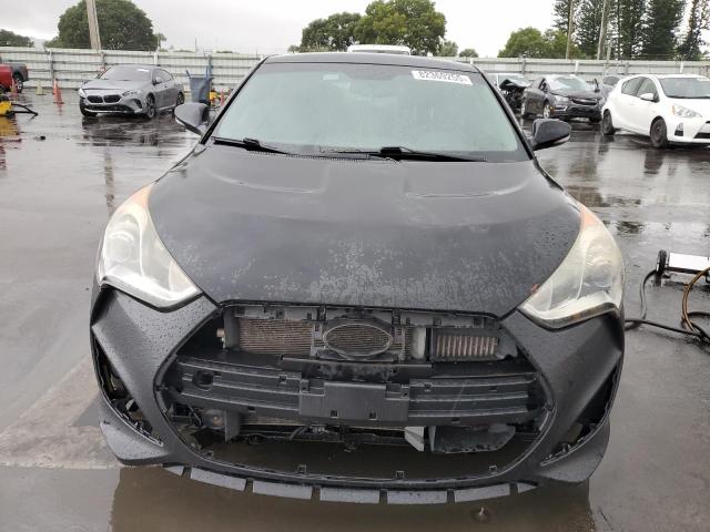 KMHTC6AE1DU166605 - 2013 HYUNDAI VELOSTER TURBO Սև լուսանկար 5