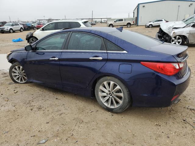 5NPEC4AB5EH899548 - 2014 HYUNDAI SONATA SE BLUE photo 2