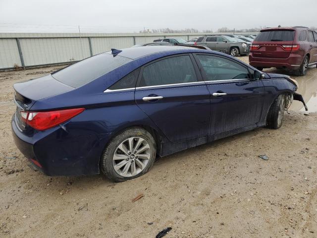 5NPEC4AB5EH899548 - 2014 HYUNDAI SONATA SE BLUE photo 3