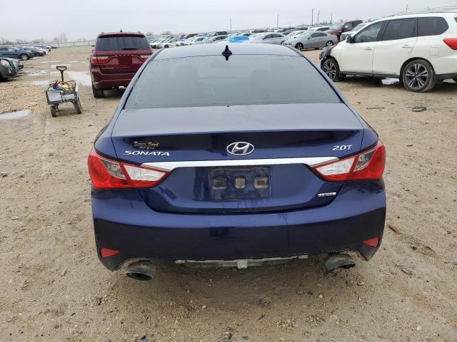 5NPEC4AB5EH899548 - 2014 HYUNDAI SONATA SE BLUE photo 6