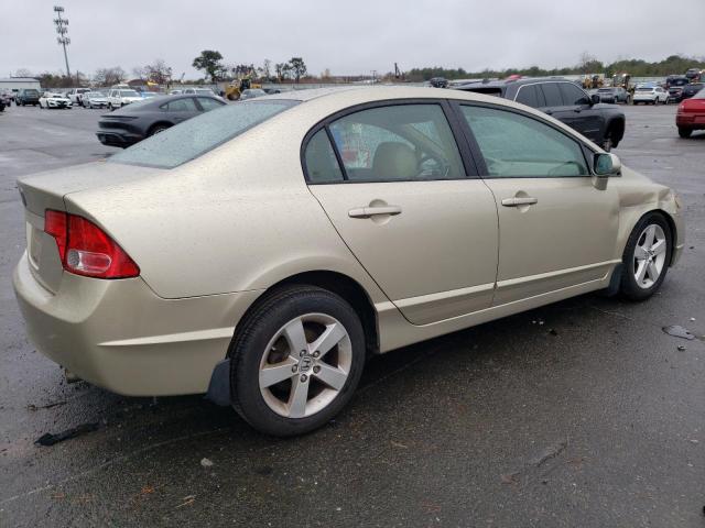 1HGFA16878L083139 - 2008 HONDA CIVIC EX GOLD photo 3