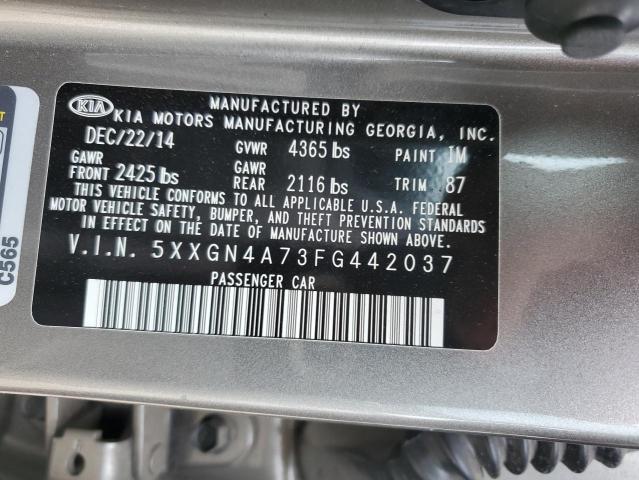 5XXGN4A73FG442037 - 2015 KIA OPTIMA EX TAN photo 13