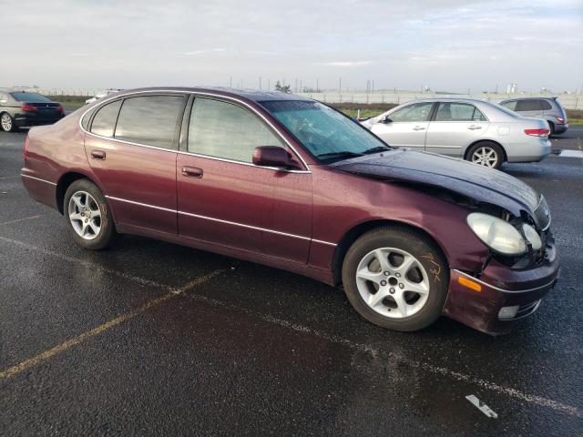 JT8BD69S910121579 - 2001 LEXUS GS 300 BURGUNDY photo 4