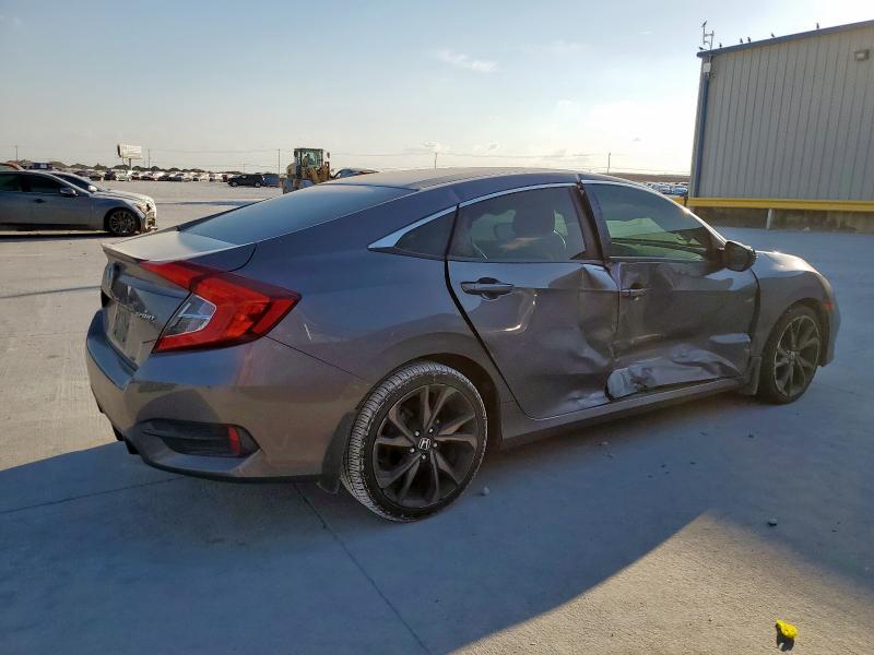 19XFC2F8XLE017104 - 2020 HONDA CIVIC SPORT ვერცხლისფერი ფოტო 3