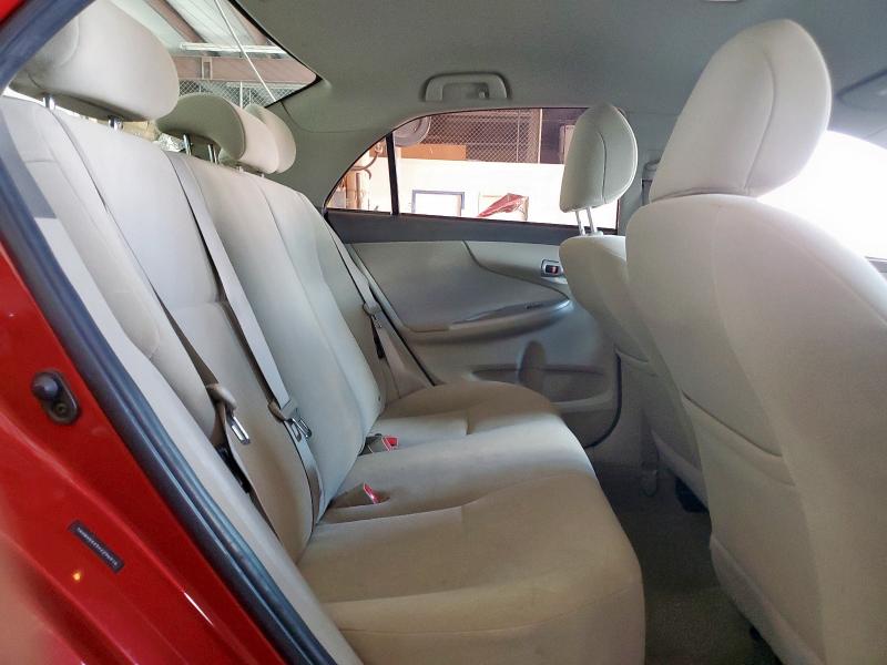 1NXBU4EE5AZ296910 - 2010 TOYOTA COROLLA BASE Կարմիր լուսանկար 10