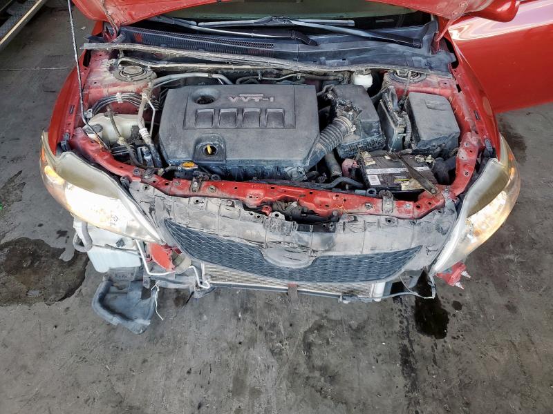 1NXBU4EE5AZ296910 - 2010 TOYOTA COROLLA BASE Կարմիր լուսանկար 11
