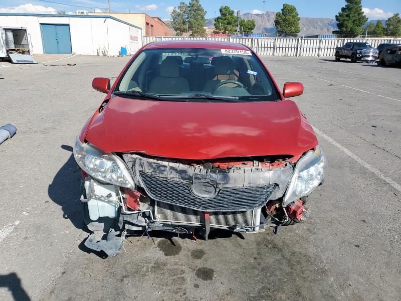 1NXBU4EE5AZ296910 - 2010 TOYOTA COROLLA BASE Կարմիր լուսանկար 5
