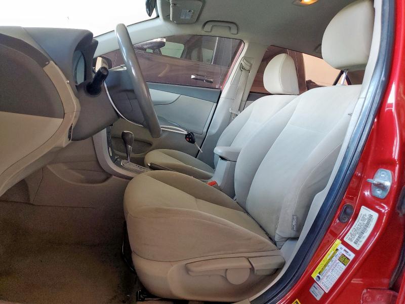 1NXBU4EE5AZ296910 - 2010 TOYOTA COROLLA BASE Կարմիր լուսանկար 7