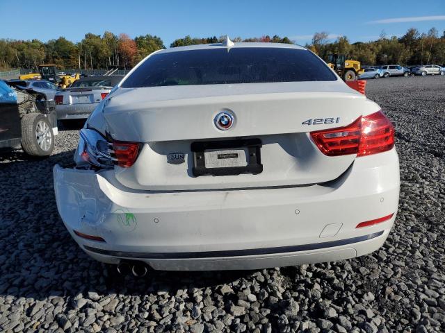 WBA3N7C54GK225628 - 2016 BMW 428 I WHITE photo 6