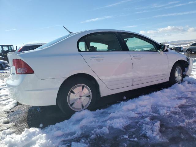 JHMFA36218S001917 - 2008 HONDA CIVIC HYBRID WHITE photo 3