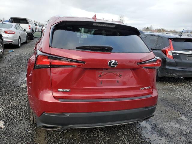 JTJBARBZ5K2203797 - 2019 LEXUS NX 300 BASE RED photo 6