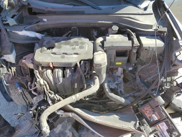 5NMS33AD1KH008467 - 2019 HYUNDAI SANTA FE SEL رمادي صورة 12