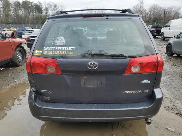 5TDZK23C08S128721 - 2008 TOYOTA SIENNA CE GRAY photo 6