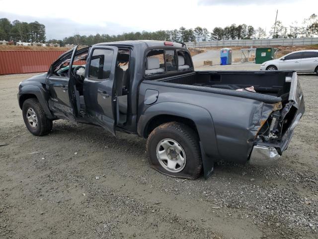 3TMLU4ENXBM062101 - 2011 TOYOTA TACOMA DOUBLE CAB GRAY photo 2