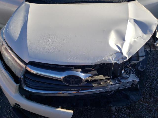 5TDKKRFH9GS503439 - 2016 TOYOTA HIGHLANDER XLE WHITE photo 12