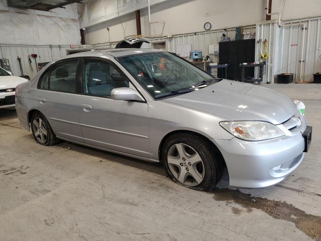 2HGES26794H610496 - 2004 HONDA CIVIC EX SILVER photo 4