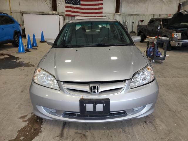 2HGES26794H610496 - 2004 HONDA CIVIC EX SILVER photo 5